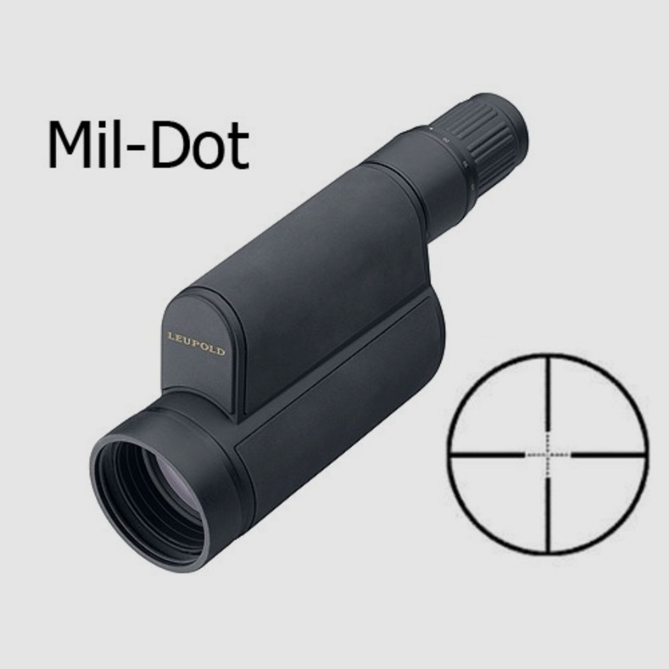 Leupold Mark 4 Spektiv 12-40x60mm Mil Dot matt schwarz