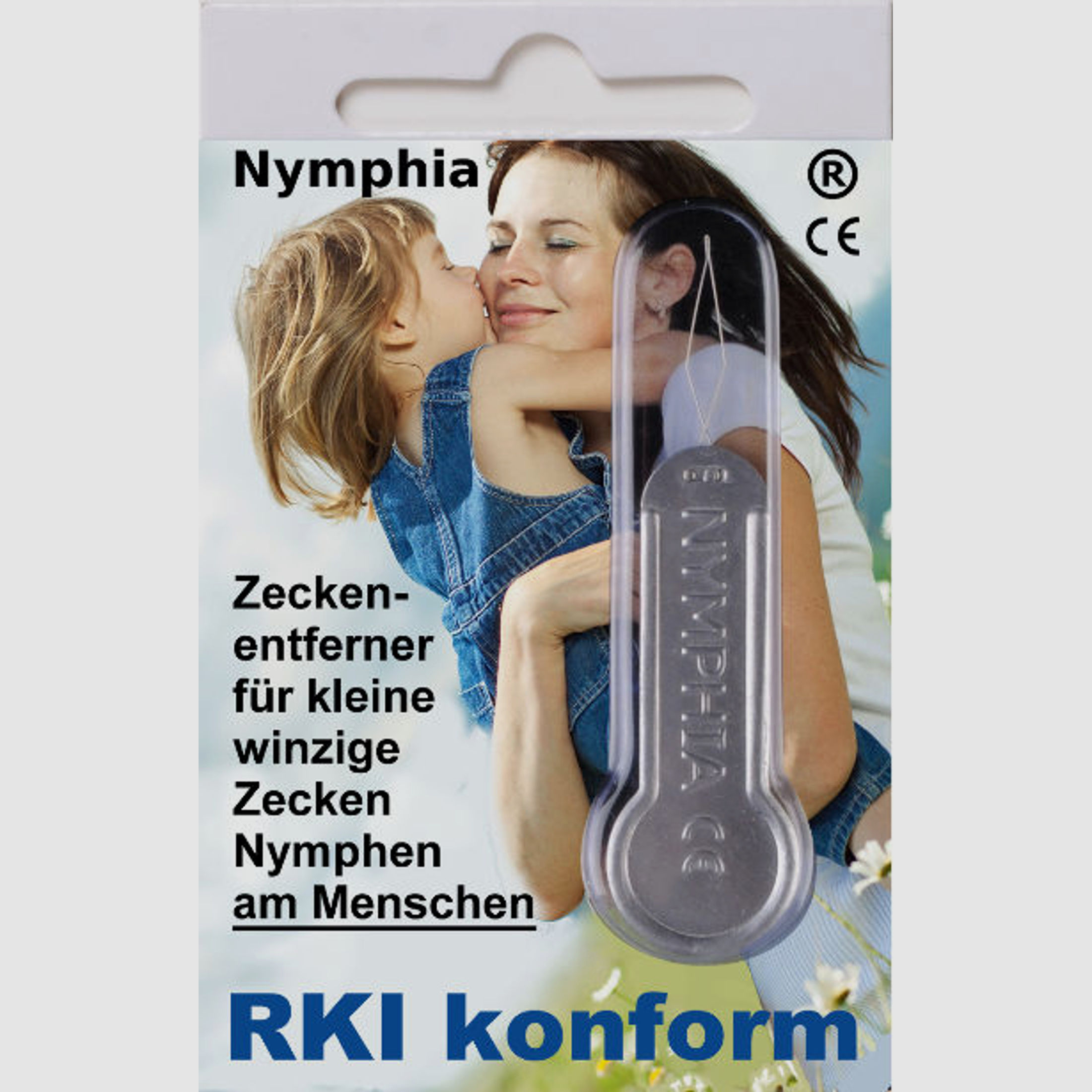 Nymphia Nymphia Zeckenentfernung