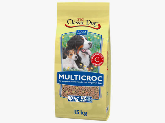 Classic Dog Hundefutter Multicroc 15kg