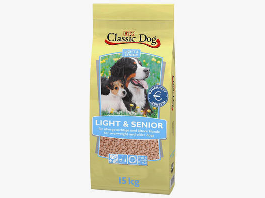 Classic Dog Hundefutter Light & Senior 15kg