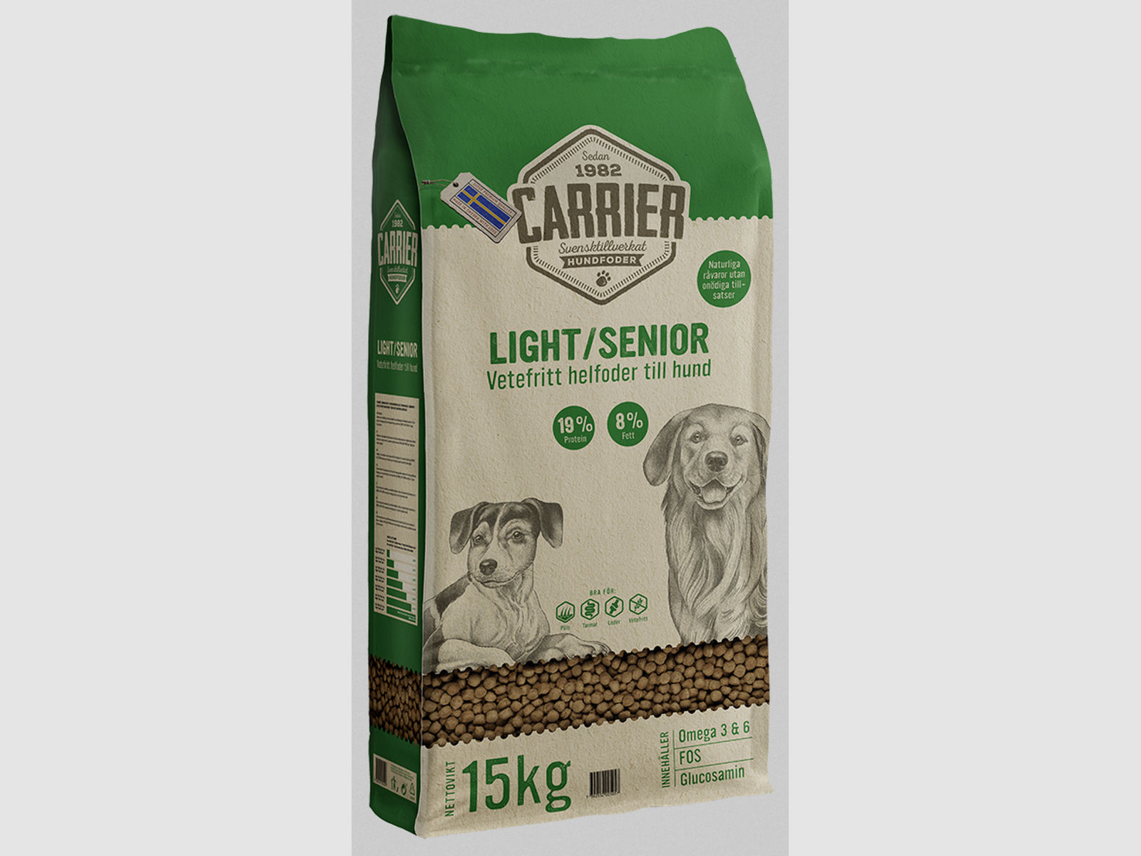 Carrier Hundefutter Carrier Light/Senior 15 kg