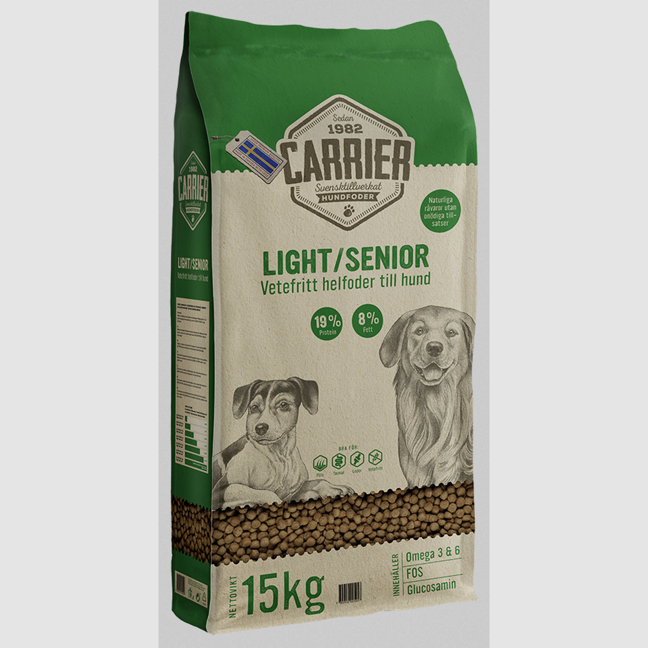 Carrier Hundefutter Carrier Light/Senior 15 kg