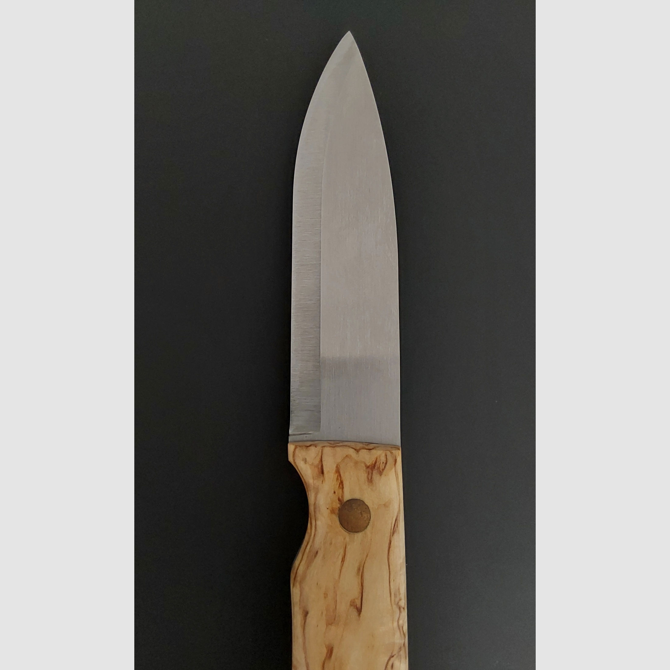Casström No. 10 Swedish Forest Knife, Curly Birch Handle, Scandi-Grind 