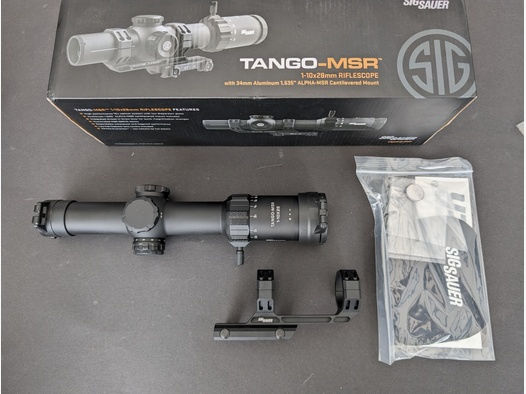 Sig Sauer Tango-Msr 1-10x28mm LPVO Riflescope Zielfernrohr NEU