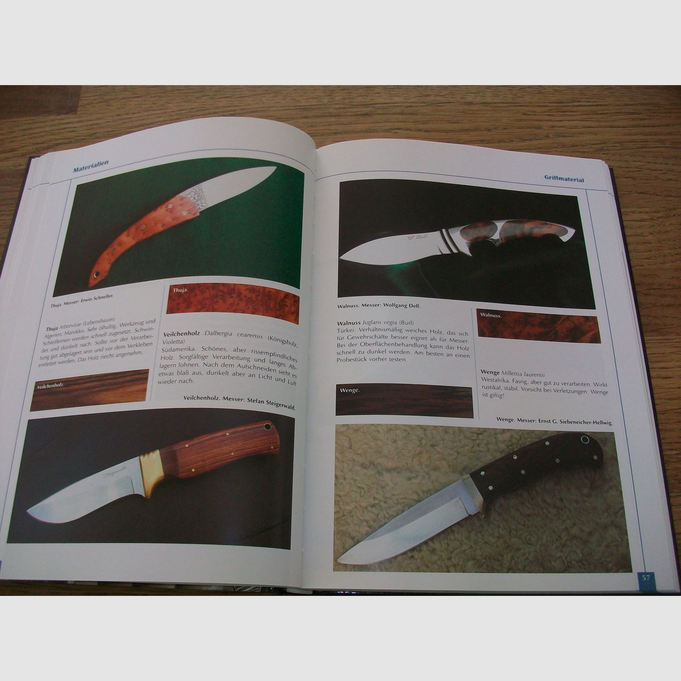 Messer Handbuch für Benutzer und Sammler