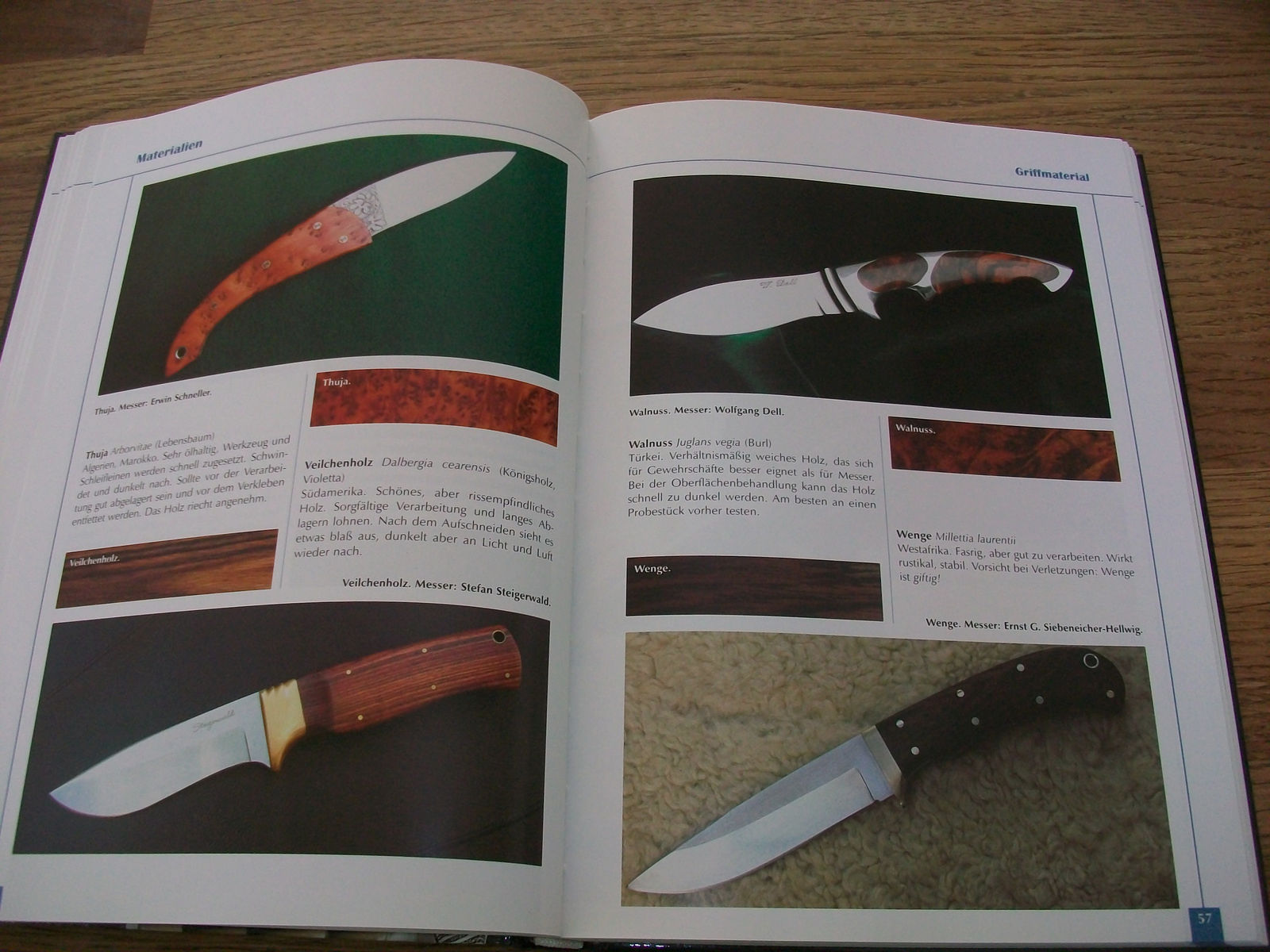 Messer Handbuch für Benutzer und Sammler