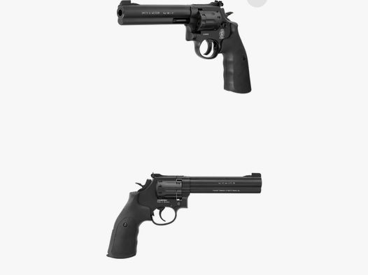 Co2 Revolver Smith & Wesson 586 - 6 Zoll brüniert 4,5 mm Diabolo
