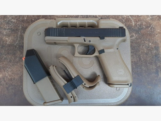 Glock 17 19 23 32 Pistolenkoffer Coyote FDE tan braun NEU für 9mm 357 PAK etc.