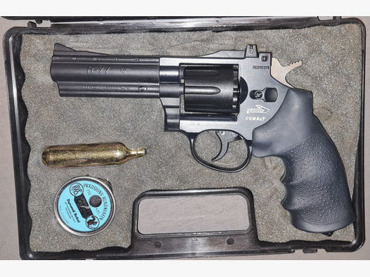 Gamo Combat CO2 Revolver,  Mod.  R-77, Cal. 4,5 mm