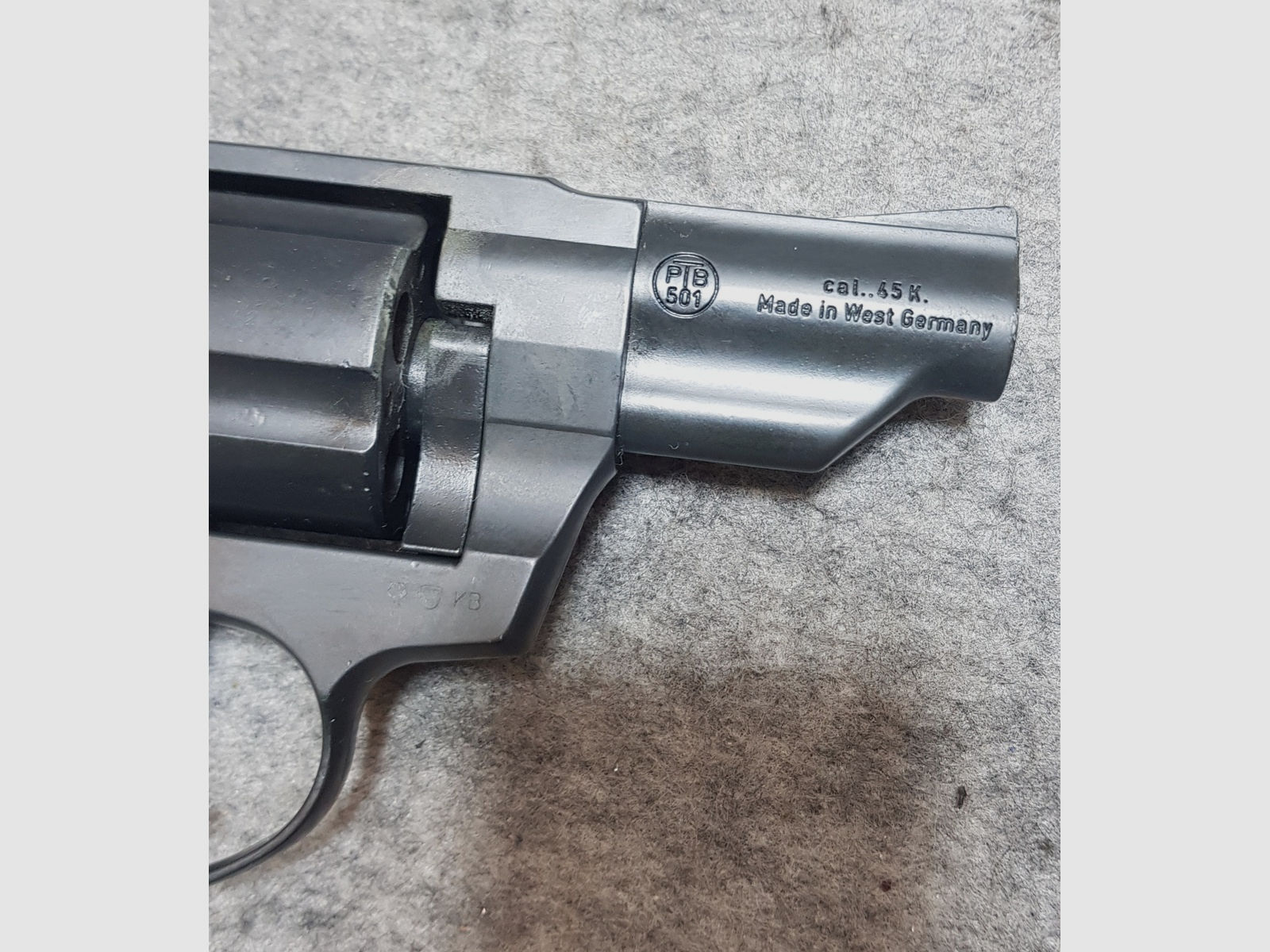 SRS Revolver Reck Agent im Cal. .45 K. mit PTB 501 Beschuss KB (1991)