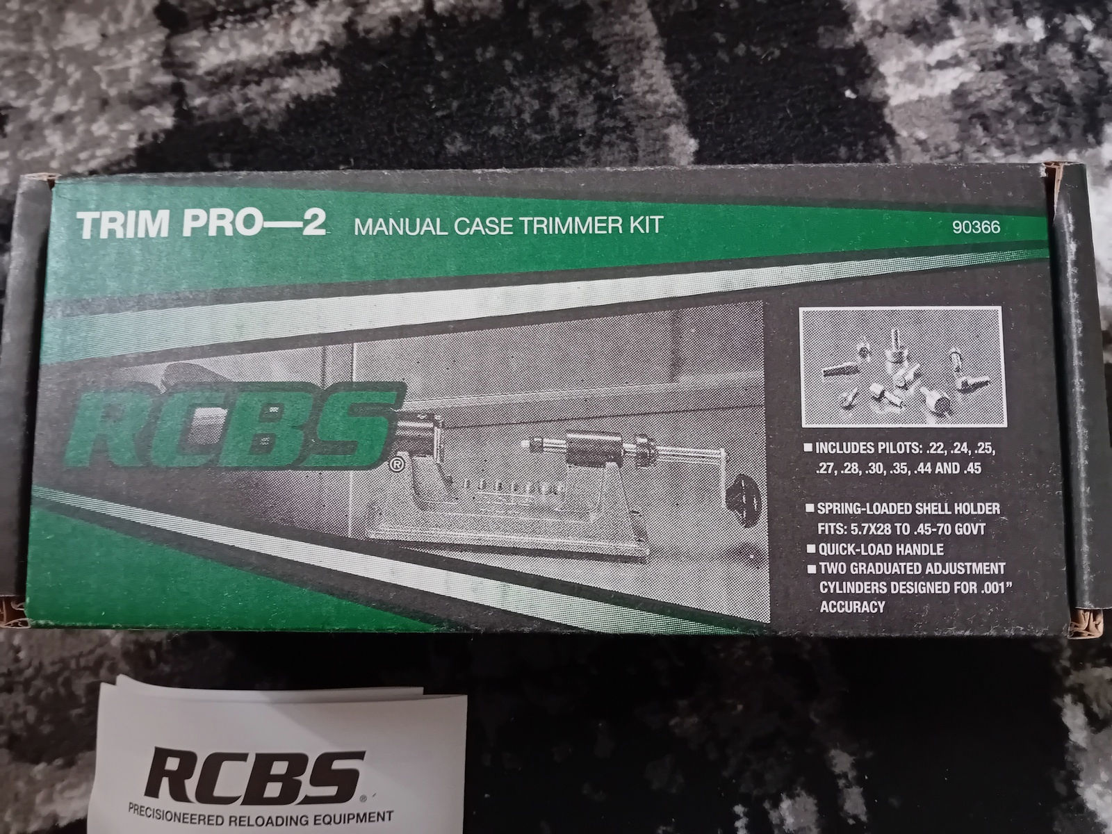 RCBS Trim Pro-2 manual case trimmer kit 