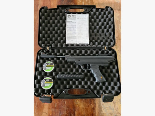 Browning Mag 800 Luftpistole 7,5 Joule Diabolo im Koffer, neuwertig 