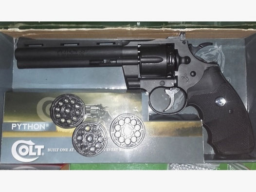Colt Python 6" CO2-Revolver,  vermutlich Dichtung defekt, Reparatur scheinbar erforderlich
