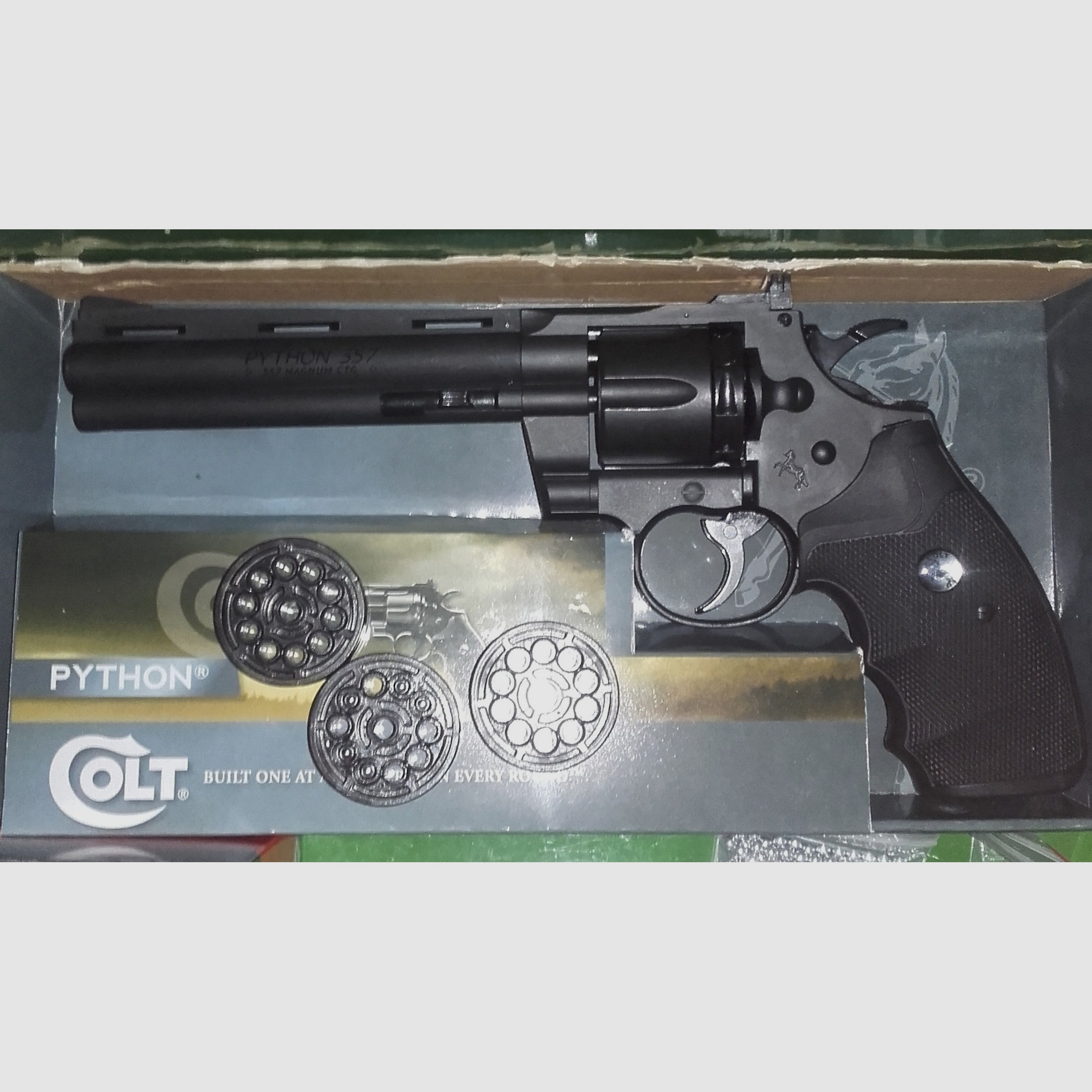 Colt Python 6" CO2-Revolver,  vermutlich Dichtung defekt, Reparatur scheinbar erforderlich