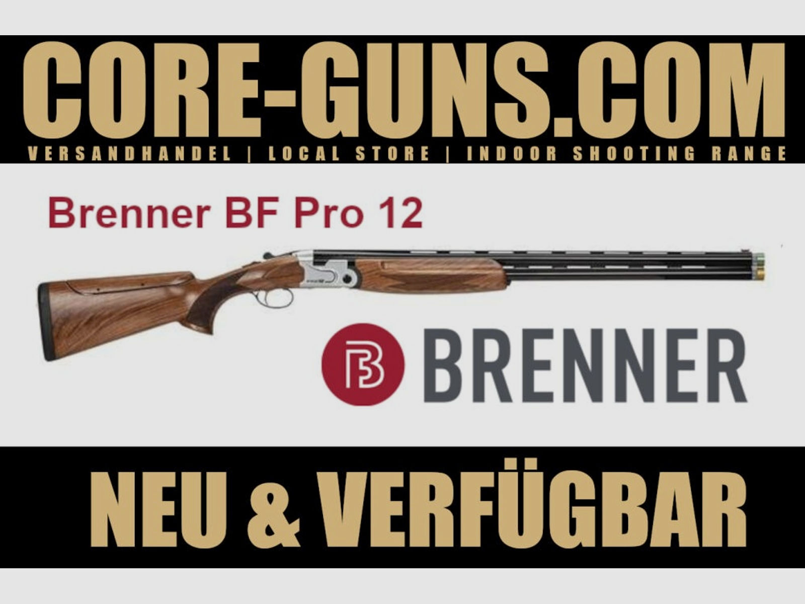 Brenner BF Pro 12 Bockflinte Kaliber 12/76 in 71 und 76cm NEU NEU NEU Verfügbar BF Pro12