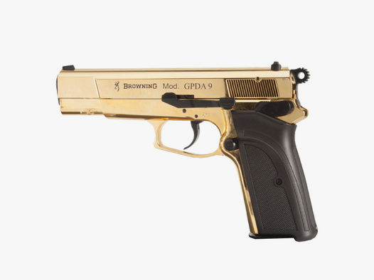 Browning GPDA9 Schreckschuss Pistole 9mm P.A.K. gold finish | Gebraucht, TOP ZUSTAND