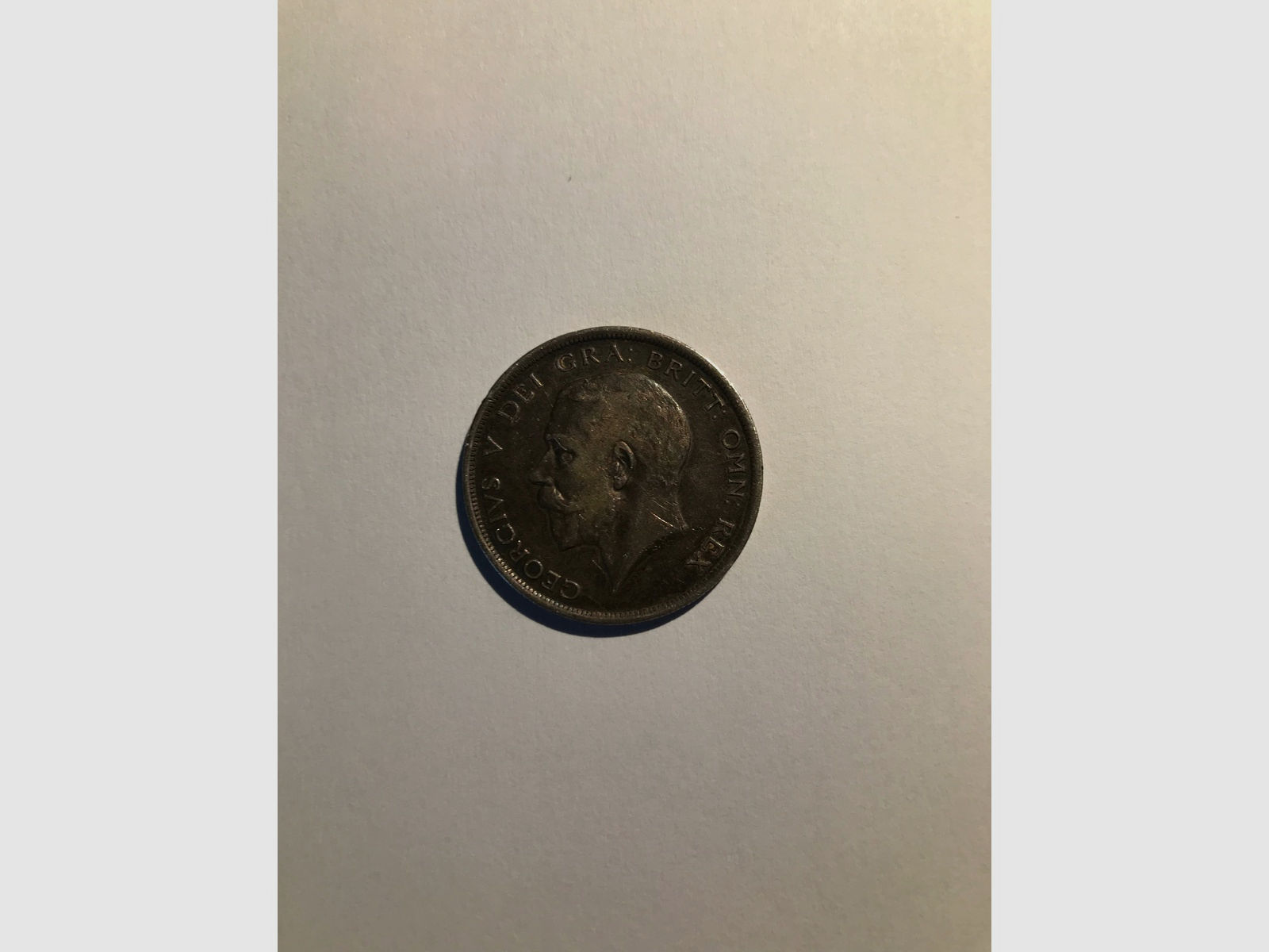 Half Crown Münze von 1917
