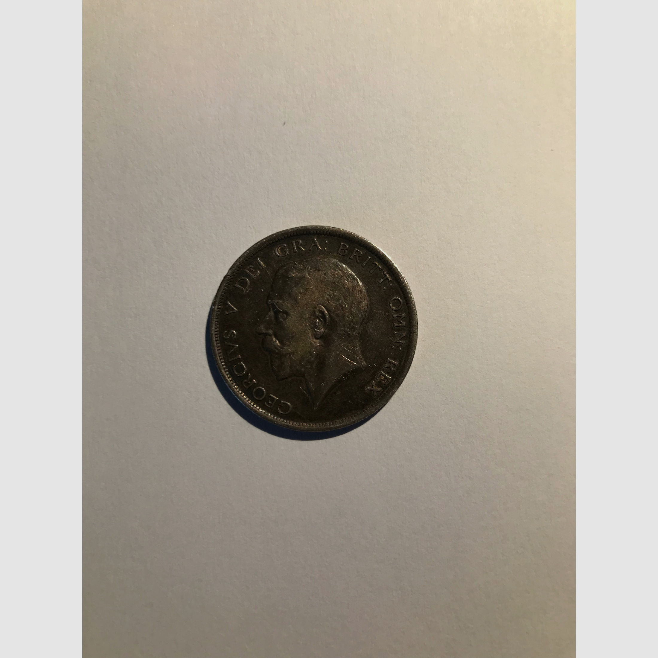 Half Crown Münze von 1917