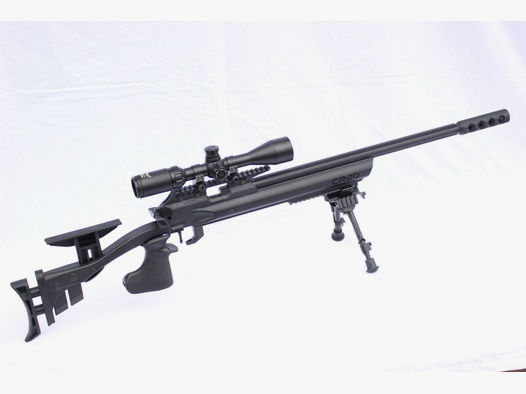 Seltene Hämmerli CR20s - Black Hunter Sniper-Match-Luftgewehr mit Walther-Zielfernrohr, ideal  für Field Target oder Sammler - CO2 + Pressluft (AR20)