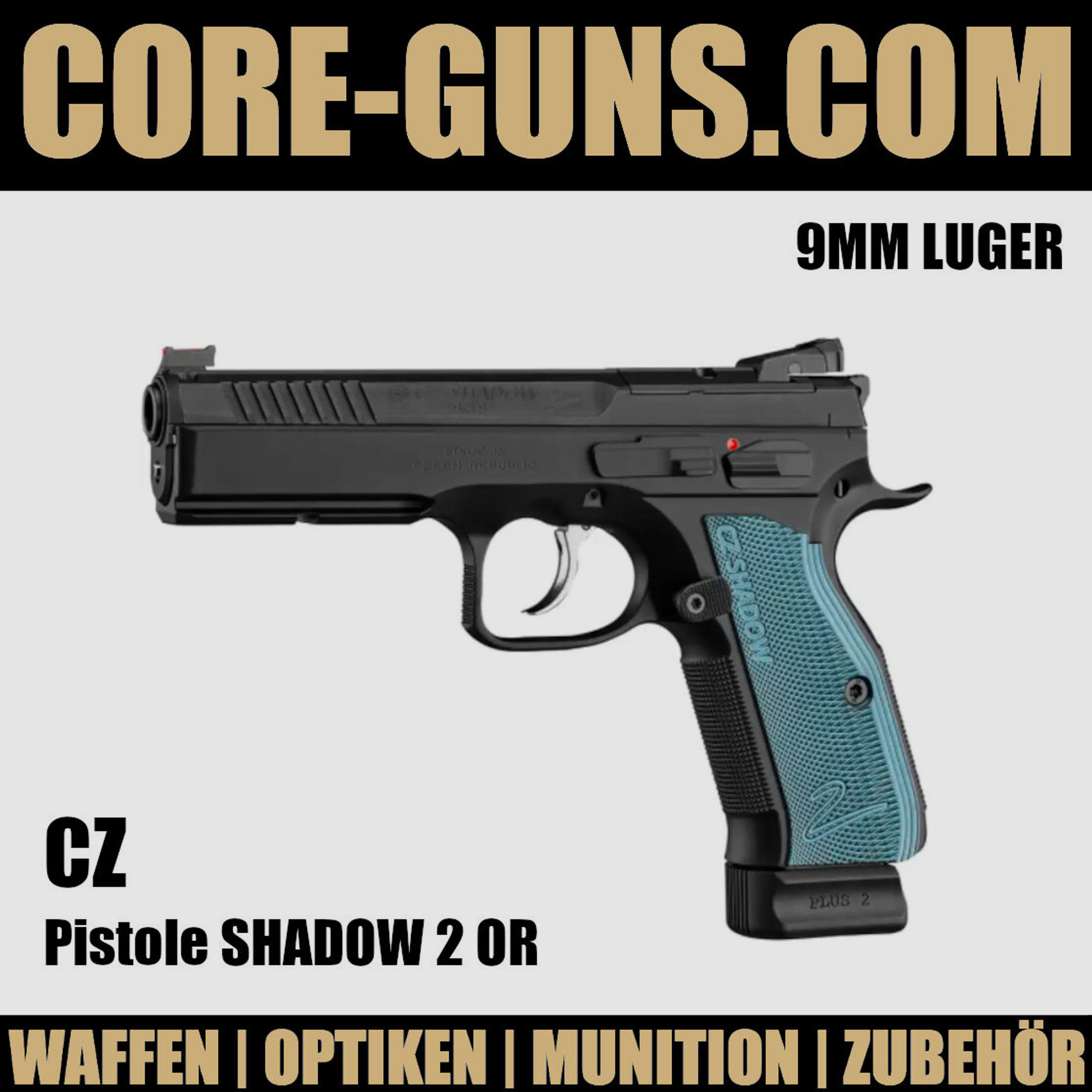 CZ Shadow 2 OR Optic Ready 9mm Luger Pistole