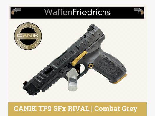 CANIK TP9 SFx RIVAL | Combat Grey - versandkostenfrei - Waffen Friedrichs