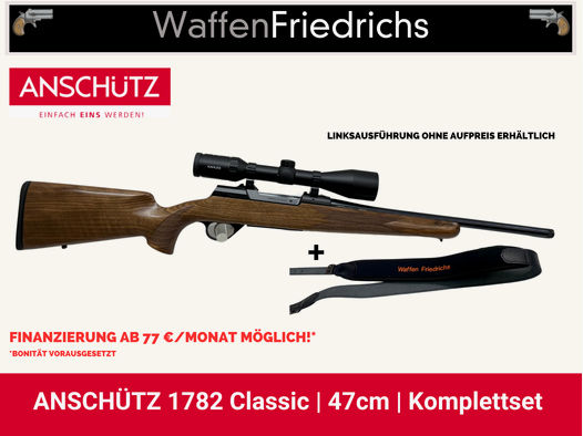Anschütz 1782 Classic Set | Jungjäger Komplettangebot - WaffenFriedrichs