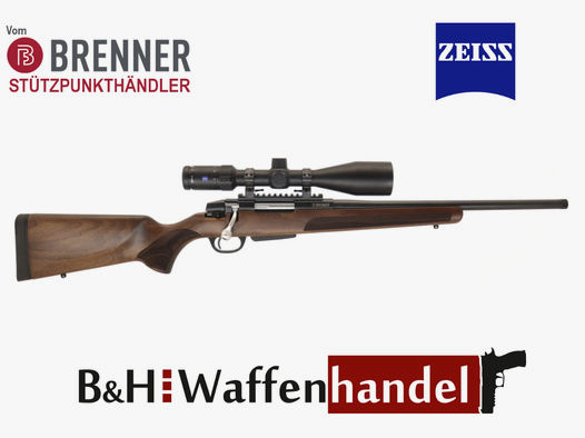 auf Lager: Brenner BR20 Walnuss mit Zeiss V4 3-12x56 (Best.Nr.: BR20WP2) Finanzierung möglich