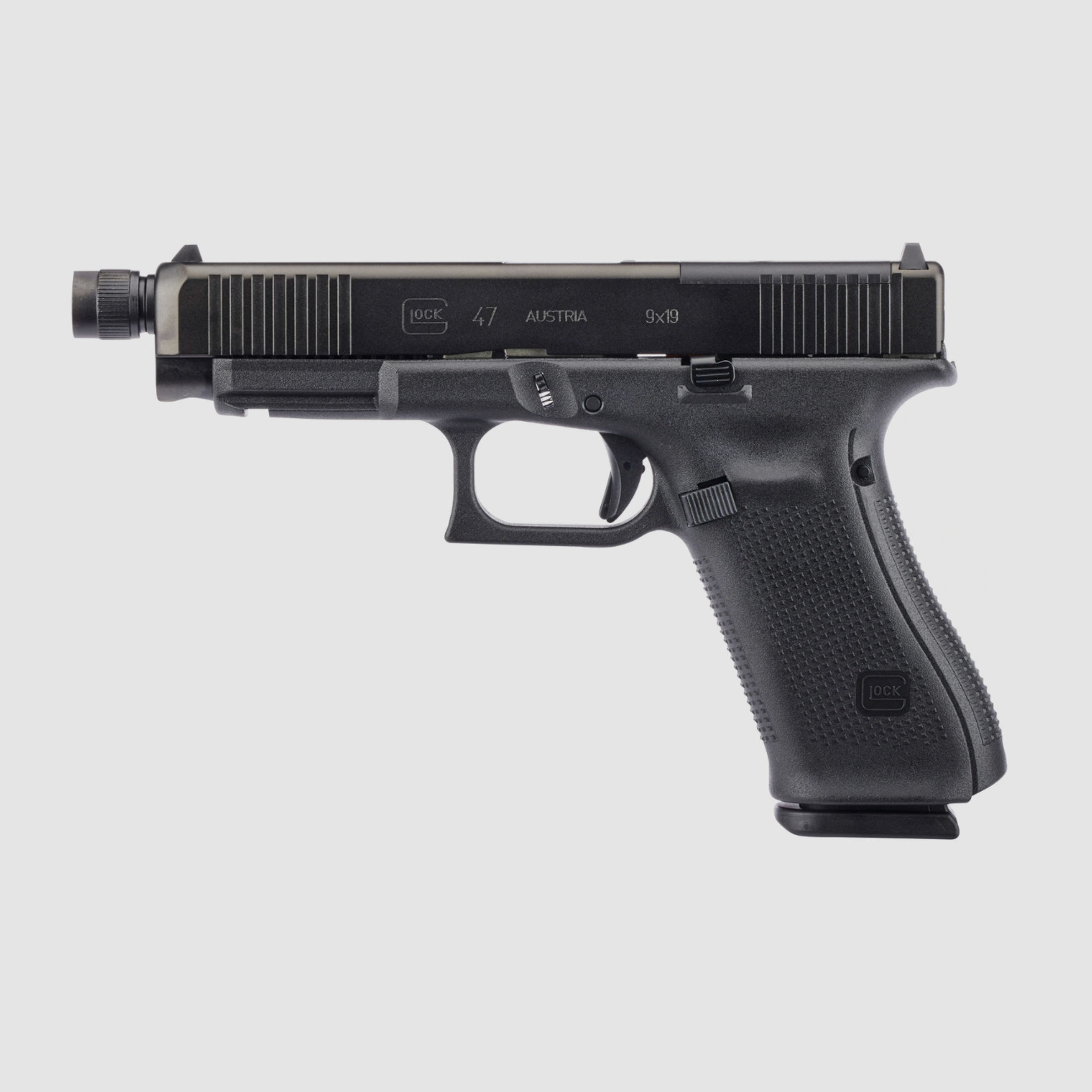 Glock 47 MOS FS SD Pistole mit Gewindelauf, komplett oder als Wechselsystem für Glock 17 oder 19
