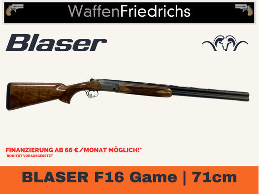 BLASER F16 Game | 71cm | Bockdoppelflinte BDF - WaffenFriedrichs