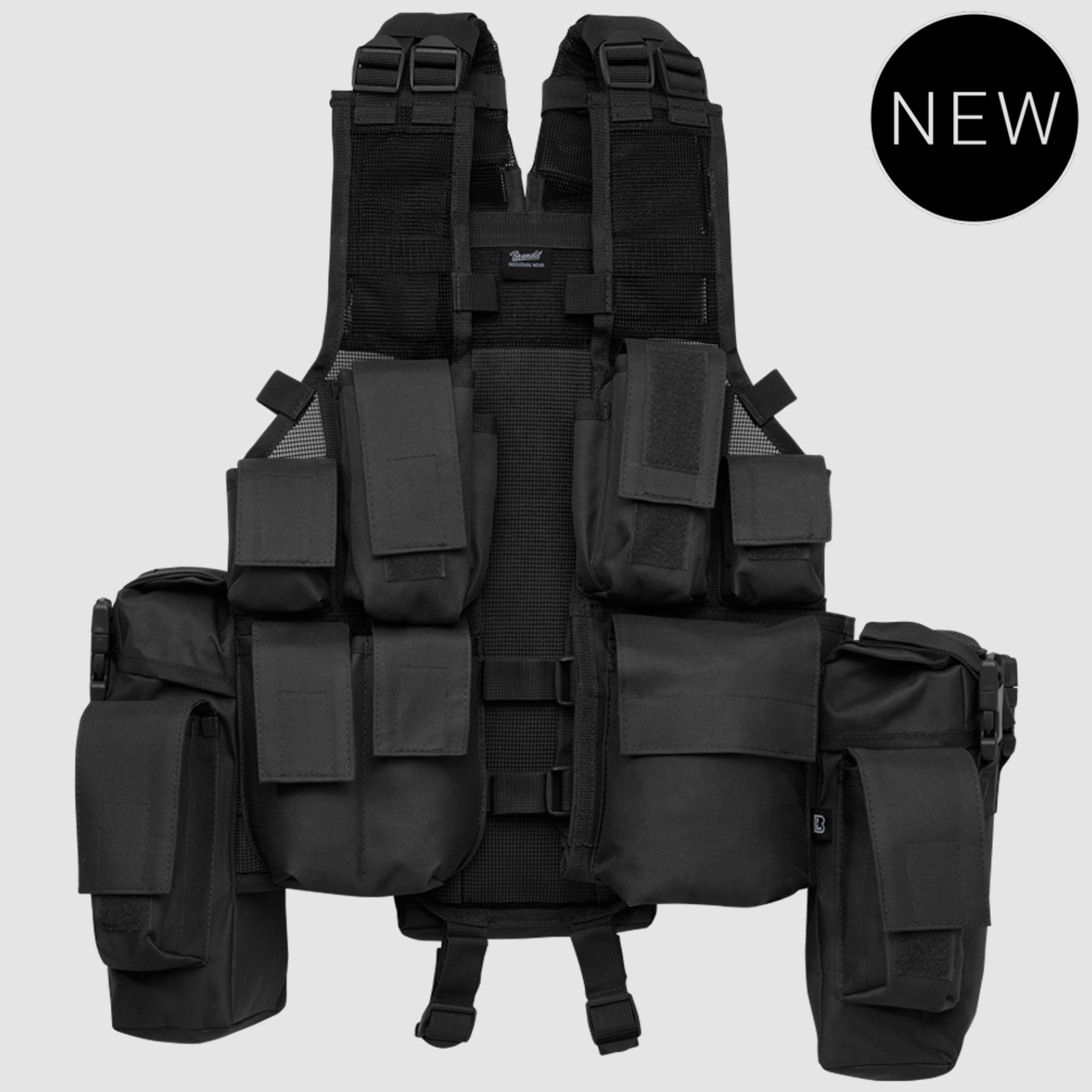 Brandit Tactical Vest Black – Taktische Weste