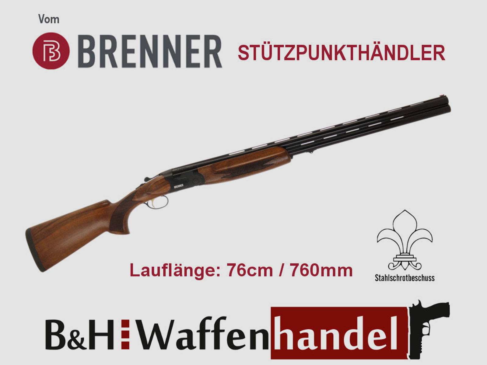  Brenner  BF18 Black / BF 18 schwarz LL76cm Brenner BF18 Black / BF 18 schwarz LL76cm