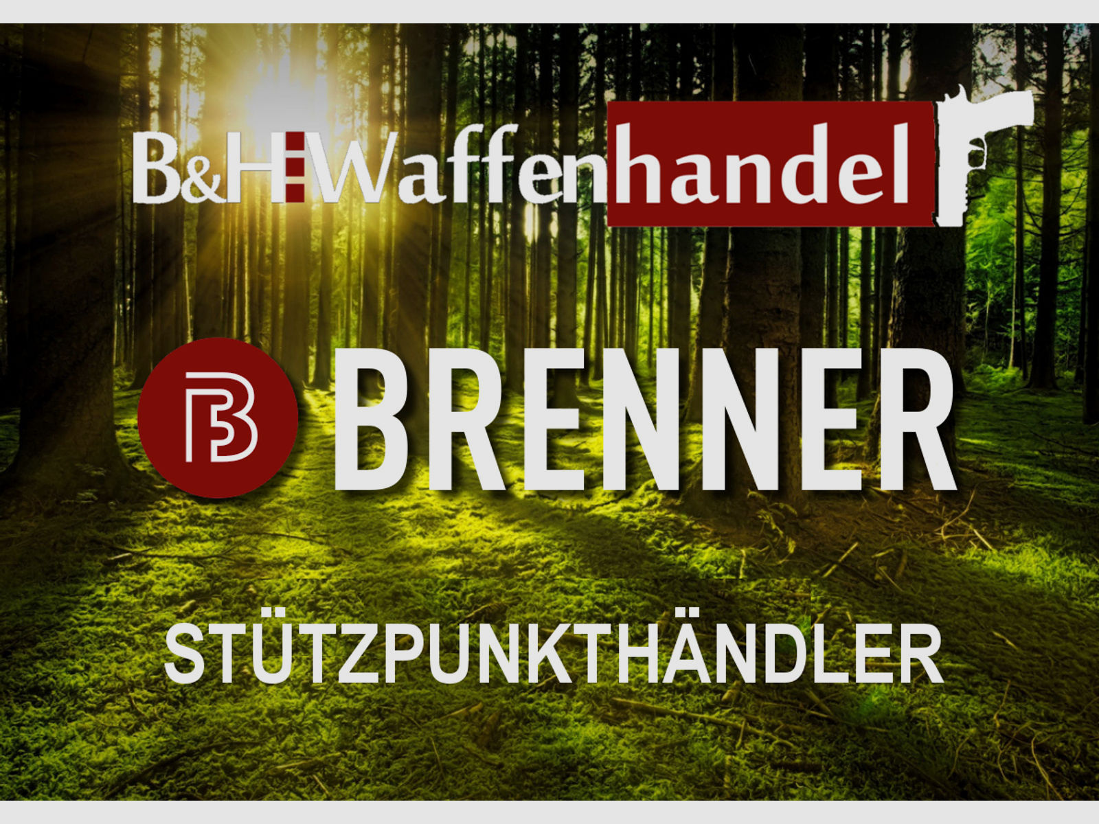 Brenner Komplettpaket: BR20 Prohunter Lochschaft mit Hawke Endurance 3-12x56 (Art.Nr.: BR20PHP4) Finanzierung möglich