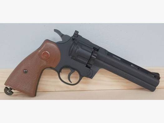 Crosman Model 1357 Six BB Revolver CO2 Luftpistole Kaliber 4,5mm, unbenutzt + Zubehör