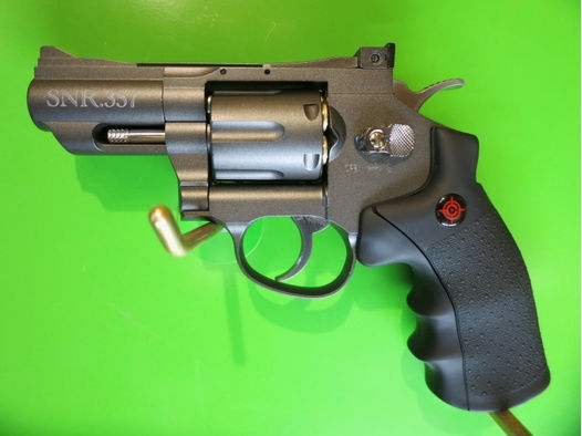 Crosman SNR 357 CO2 Revolver Kal. 4,5 mm BB / Diabolo anthrazit, wie neu    #74