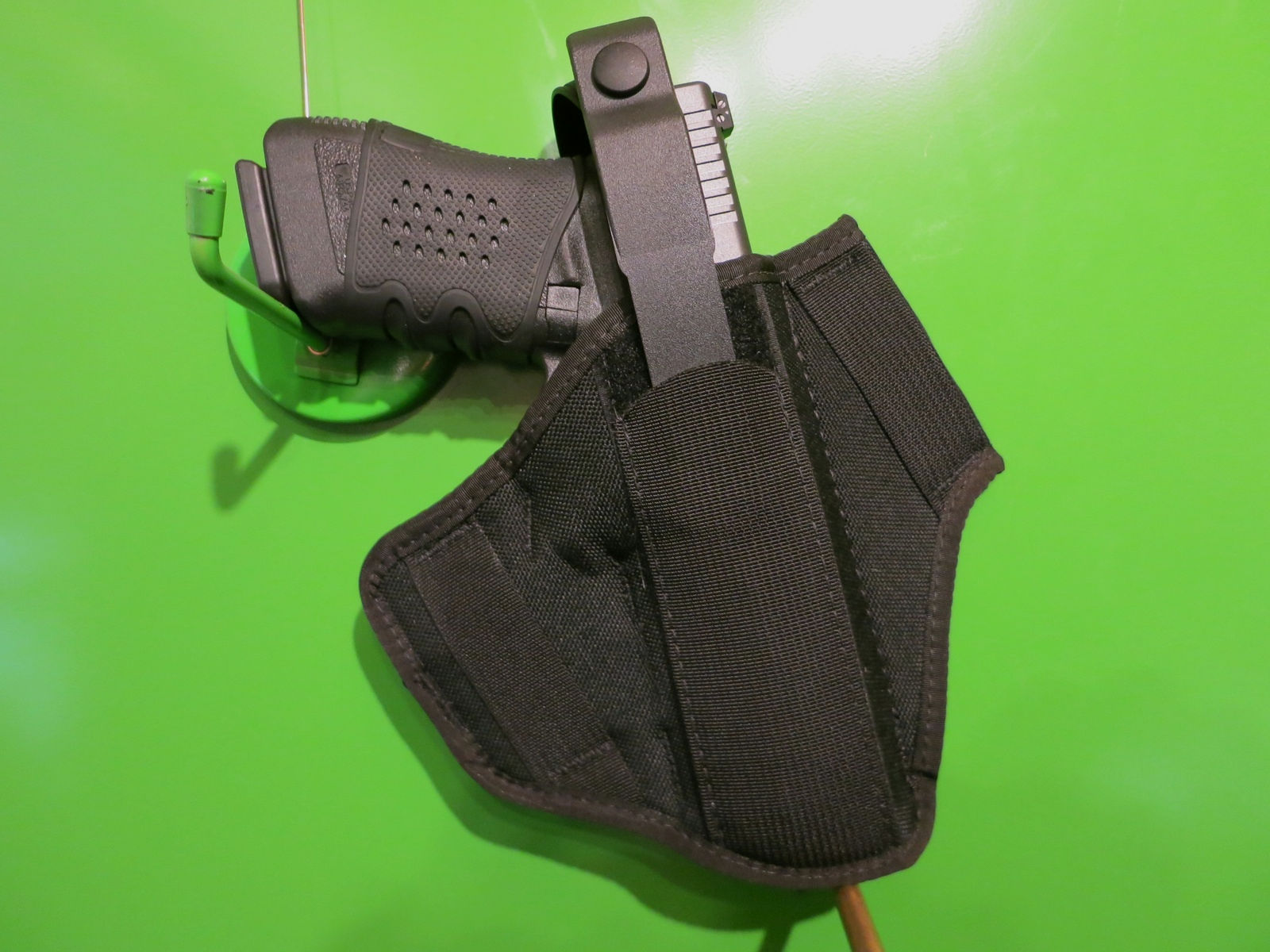 Gürtelholster Revolver/ Pistole 1911 und ähnliche z. B. Glock,  Uncle Mike's Sidekick, Cordura, RH oder LH    #5