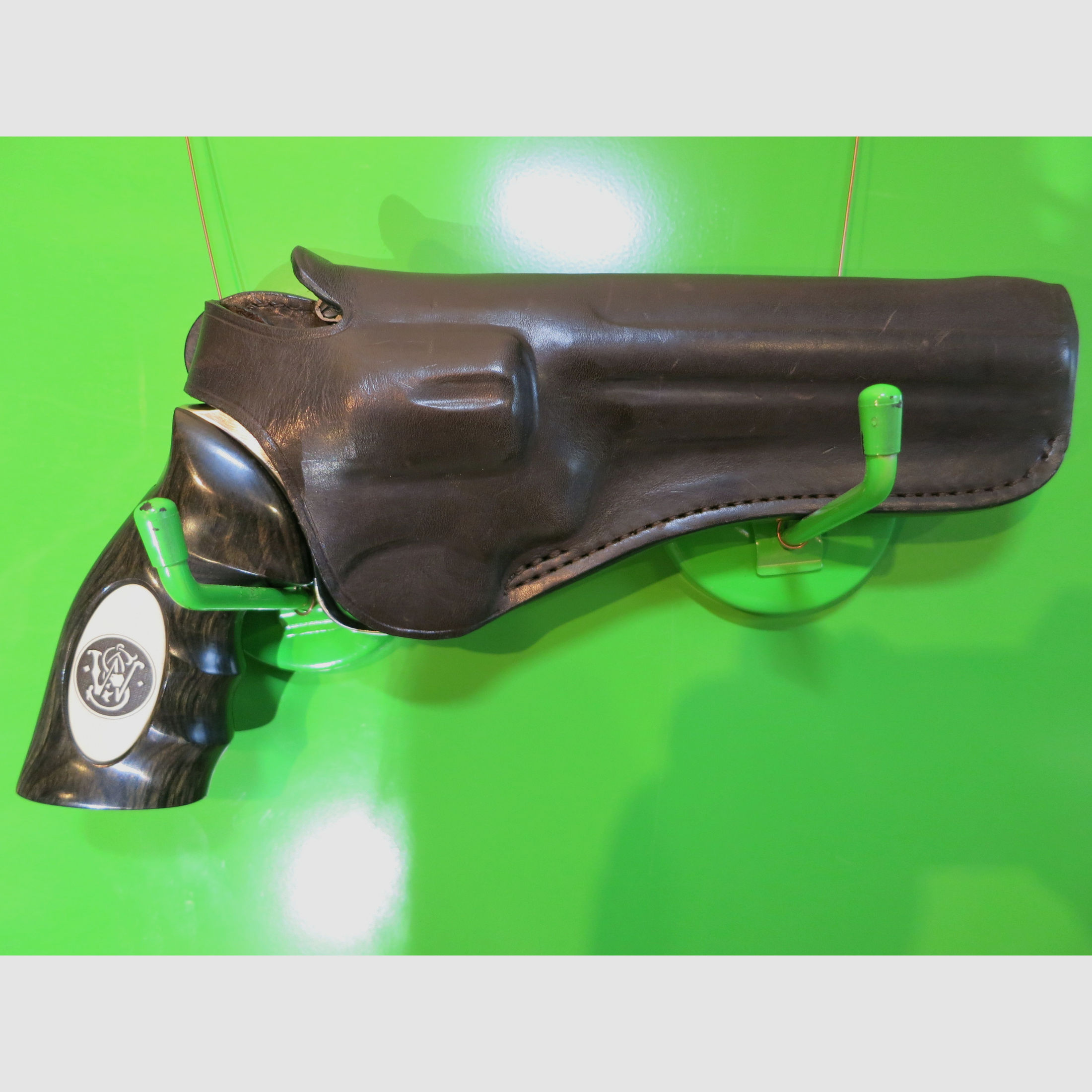 Gürtelholster Revolver, Smith&Wesson 6", Leder     #23