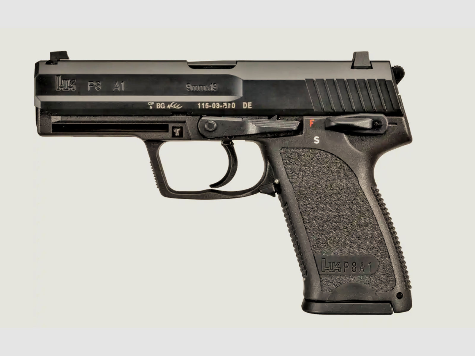 HK P8 A1 – 9X19 – halbautomatische Pistole