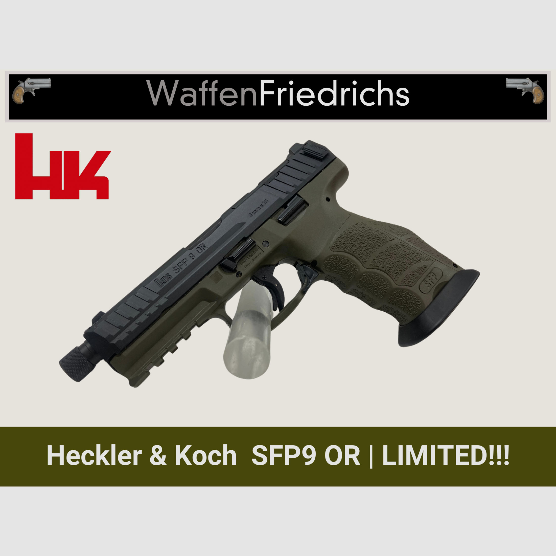 Heckler & Koch HK SFP9 OR - NATO-grün- LIMITIERT - WaffenFriedrichs