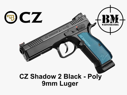 CZ 75 Shadow 2 Pistole Black - Poly 9mm Luger