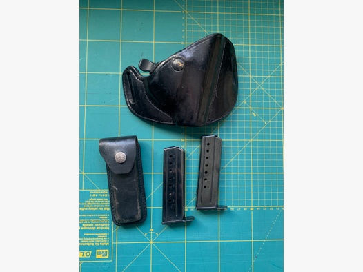 HK P7 PSP Magazine 9mm Magazintasche Bianchi Pistolenholster
