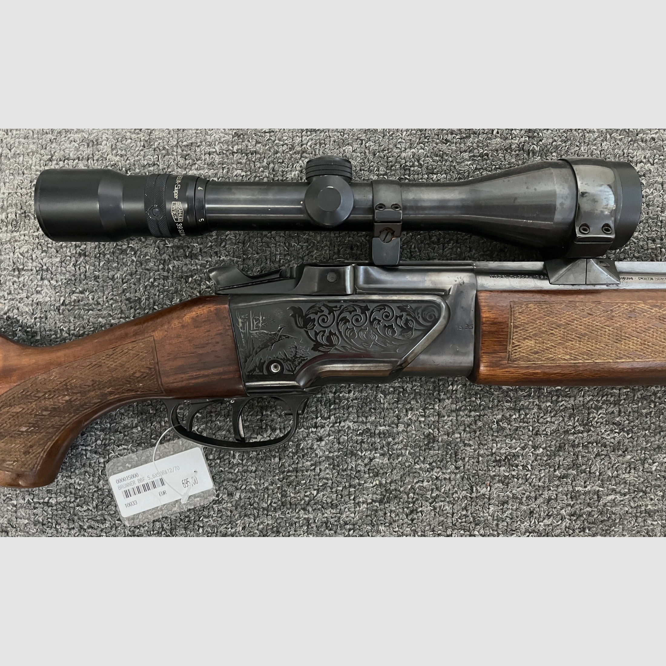 Brünner BBF 5,6x50R Magnum & 12/70 mit Kahles 3-9x42 