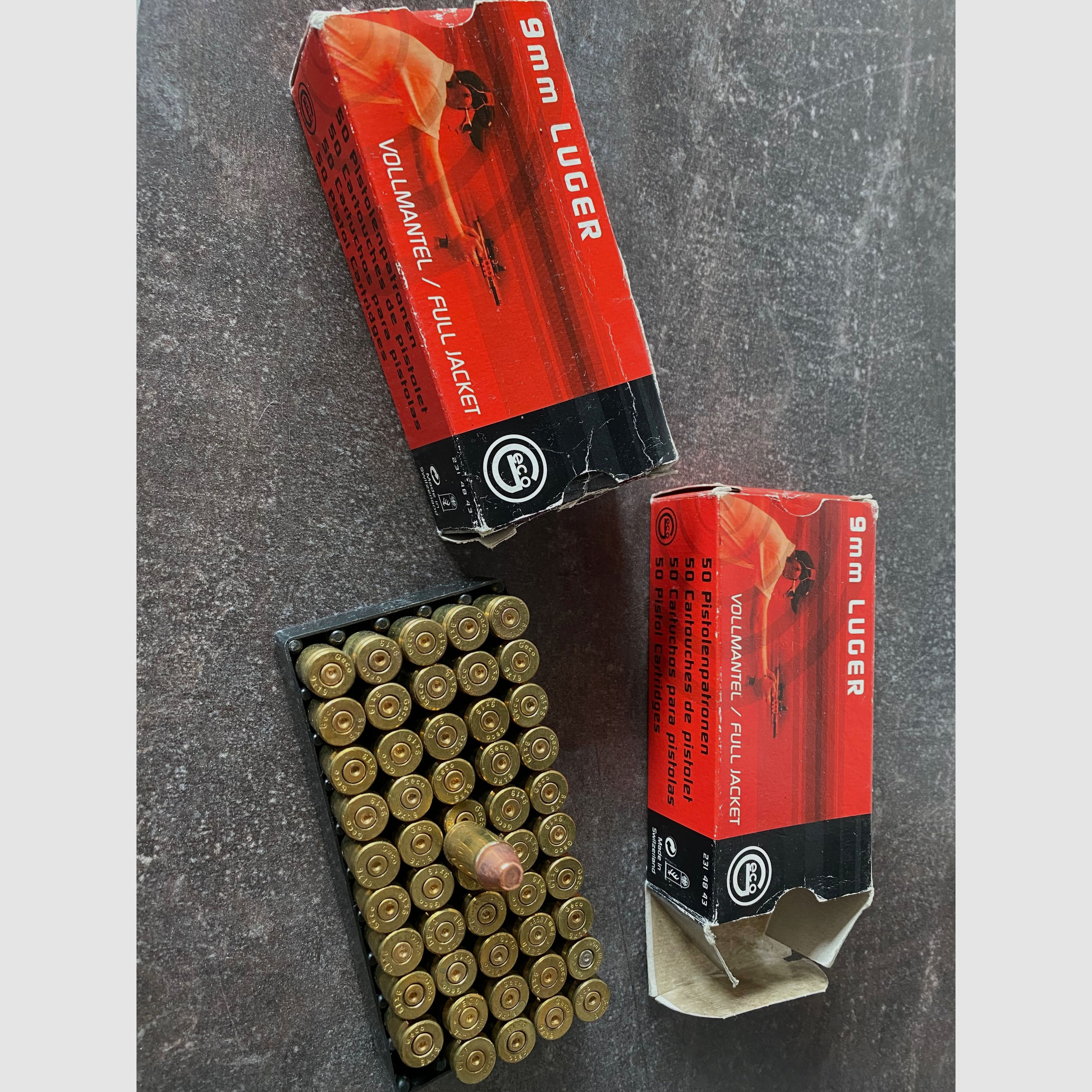 9mm luger deko munition 100 Schuss inkl Ovp von gecko 