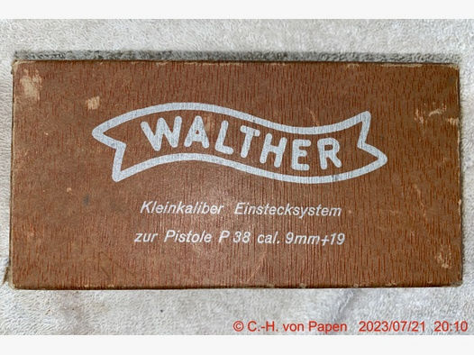 Wechselssystem - Einstecklauf Walther, Mod. P38, Kal. 5,6 mm (.22 lfb)