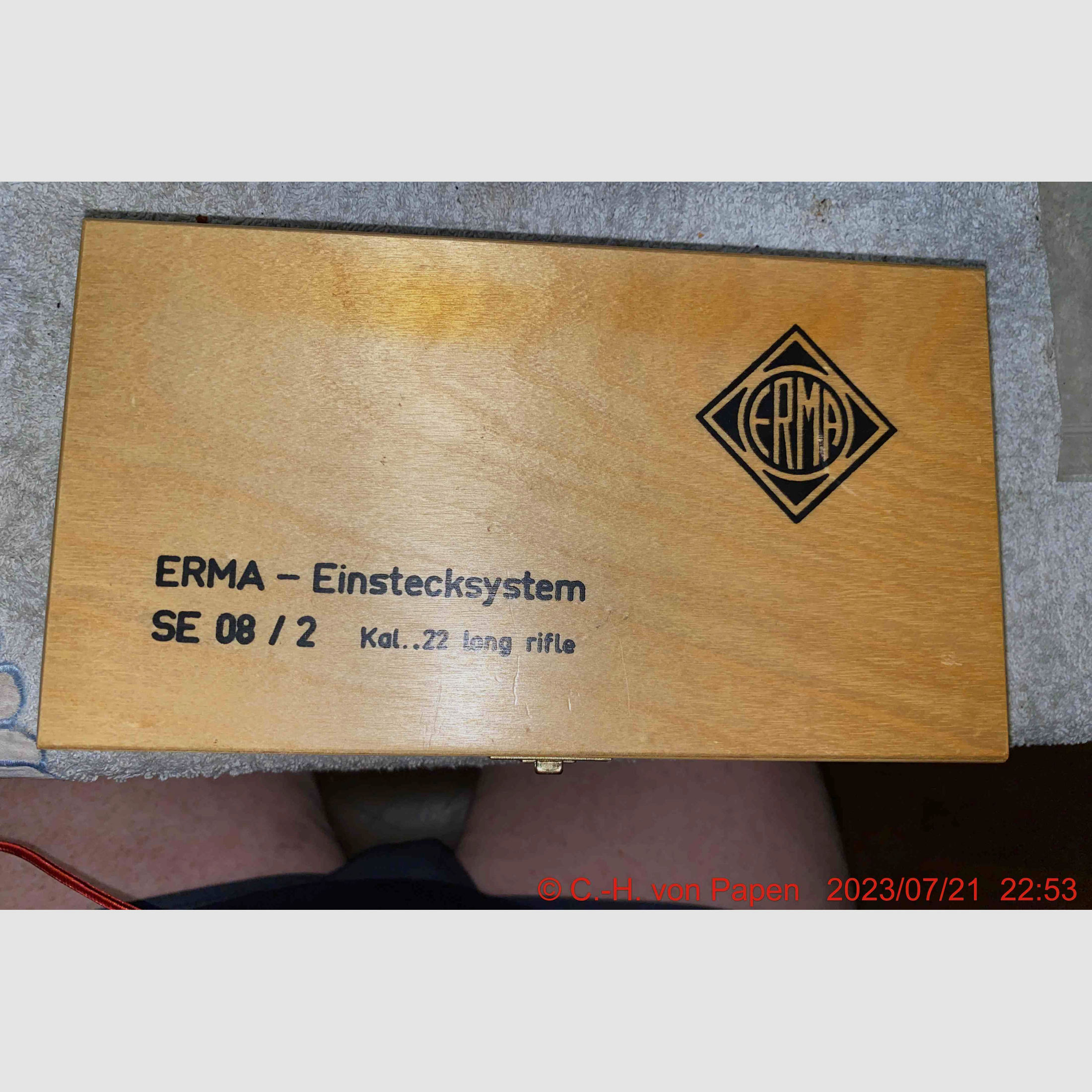 ERMA Einstecksystem SE 08/2 zur P. 08, im Kasten SN: 01025