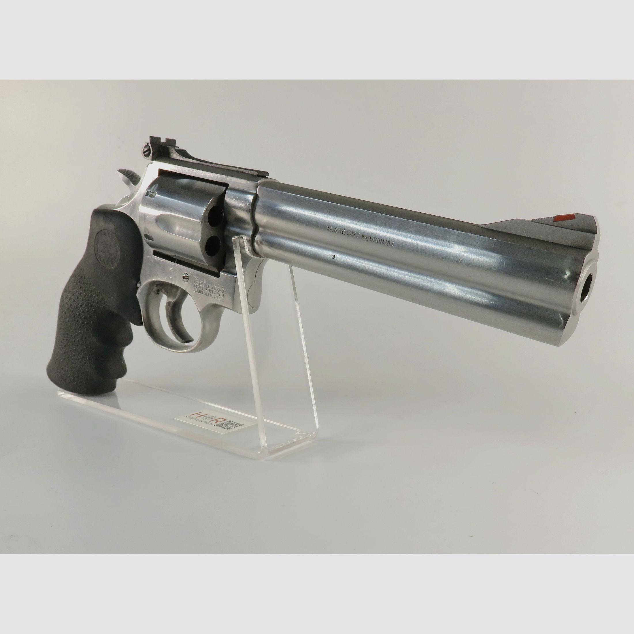 Revolver Smith & Wesson 686-1 | 6 Zoll .357 Magnum | Stainless | Hogue Monogrip
