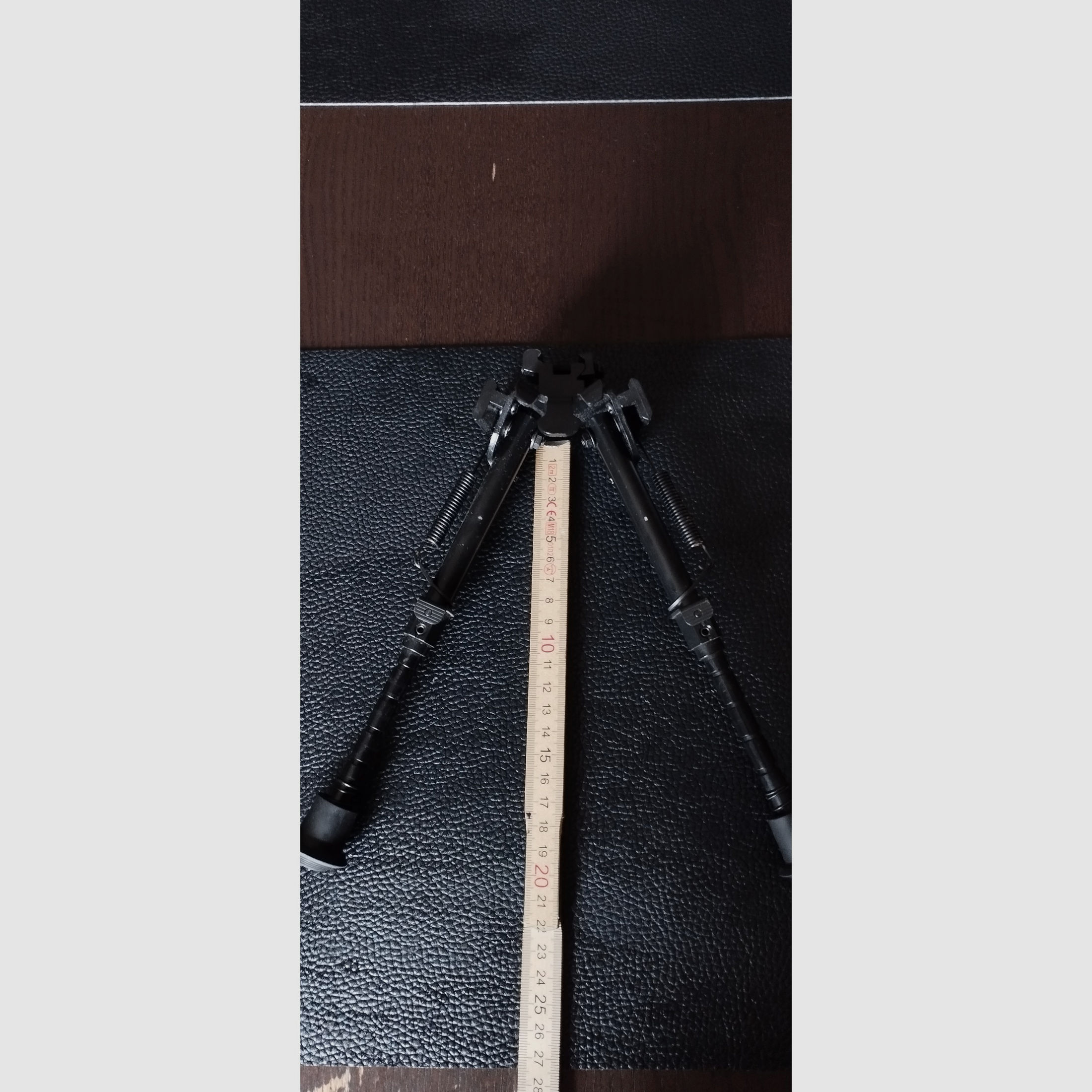 Gewehr auflage/Zweibein mit zwei seitlichen montage schienen Metal schwarz 