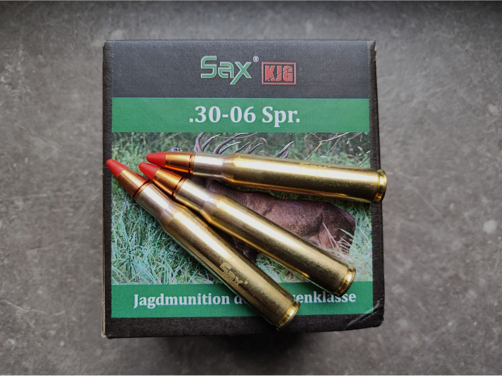 SAX .30-06 Springfield KJG-SR (8.0 g/123.5 gr) - 20 Schuss Büchsenpatronen