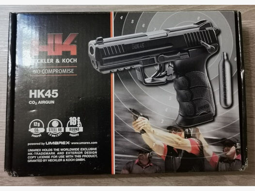 Heckler & Koch HK45 Co2-Pistole 4,5 mm Stahl BB