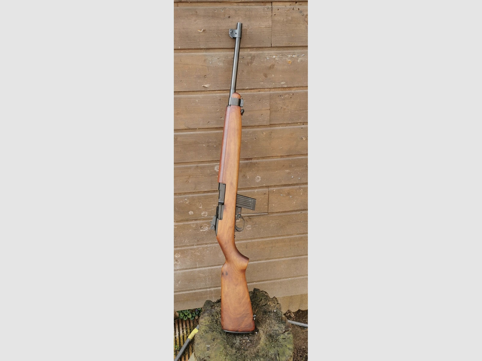 VHB .EGG1 Selbstladegewehr von Erma ( Halbautomatisch ), M1 Carbine WKII nachempfunden ,Kaliber 8mm Knall mit PTB 529