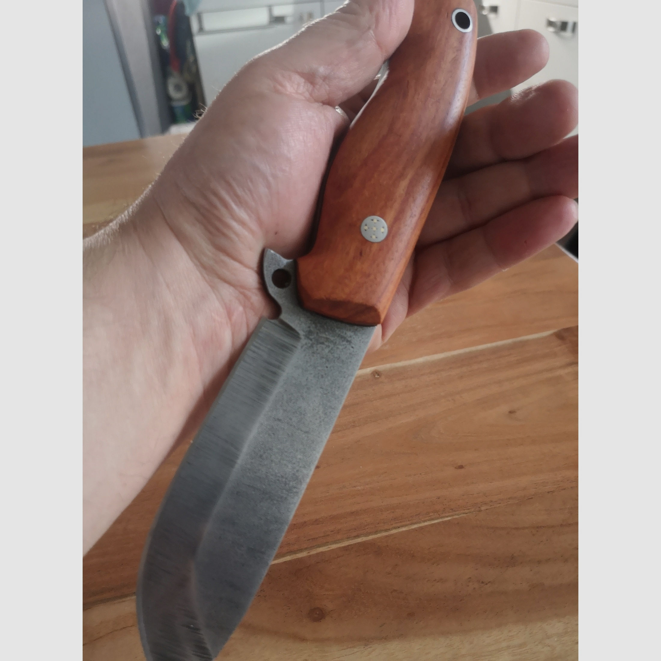 Rustikales Kräftiges Bush kraft Messer mit handgeschmiedeter Klinge aus Polen  ( Polish Knifemakers  - Zbojecka )